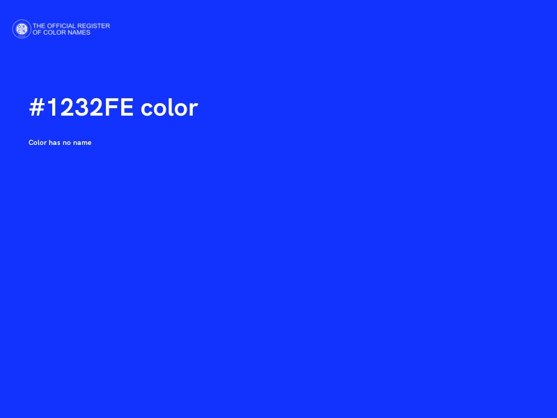 #1232FE color image