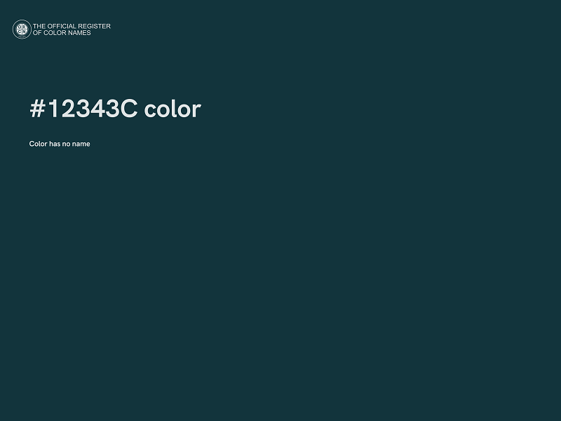 #12343C color image
