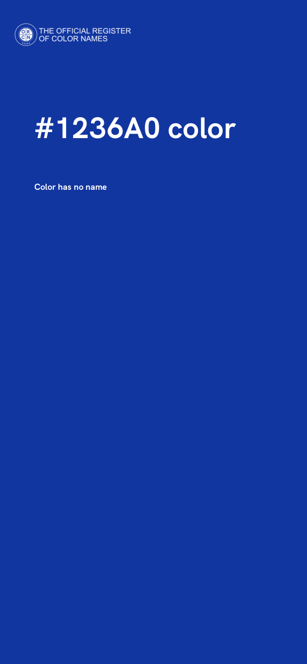 #1236A0 color image