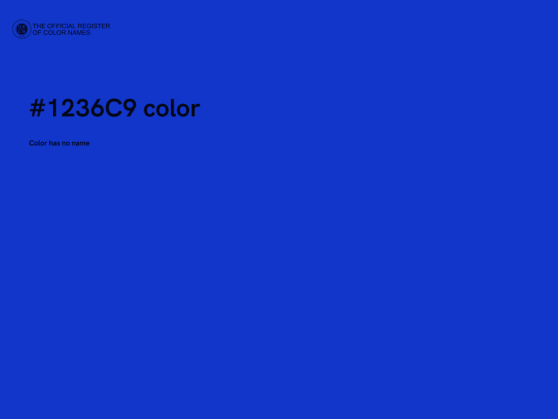 #1236C9 color image