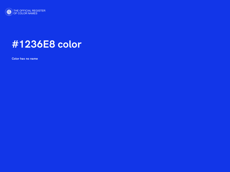 #1236E8 color image