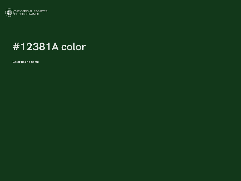 #12381A color image