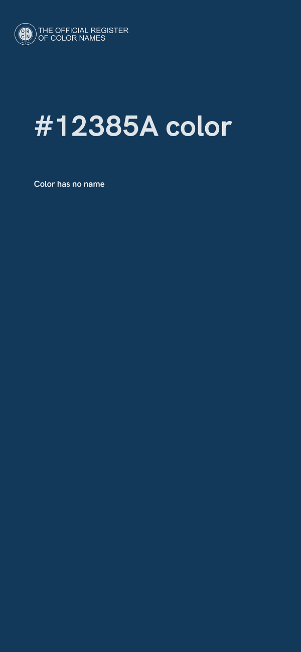 #12385A color image