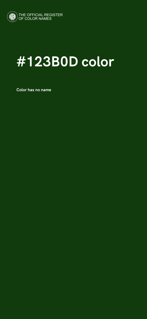 #123B0D color image
