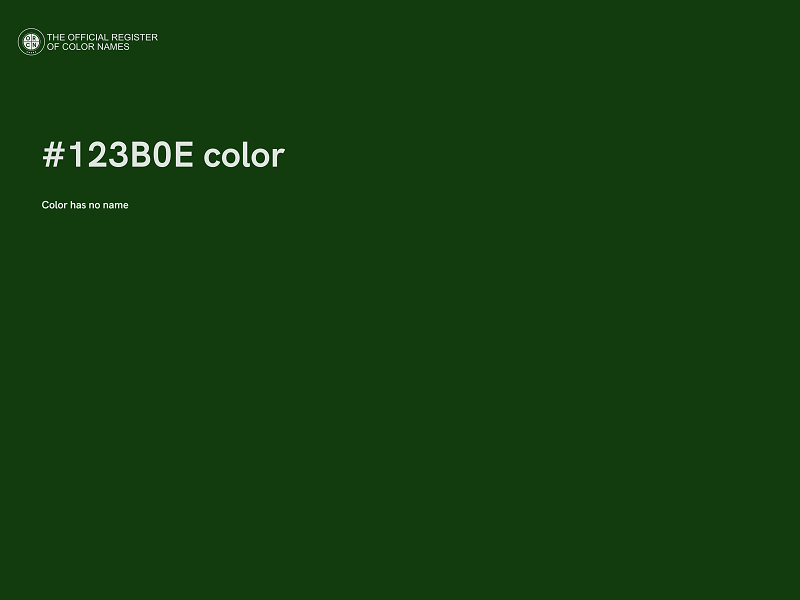 #123B0E color image