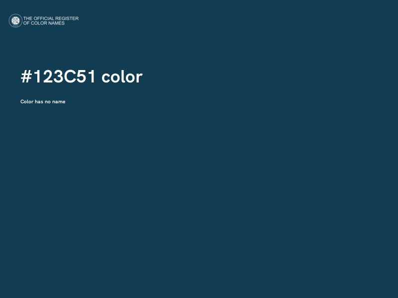 #123C51 color image