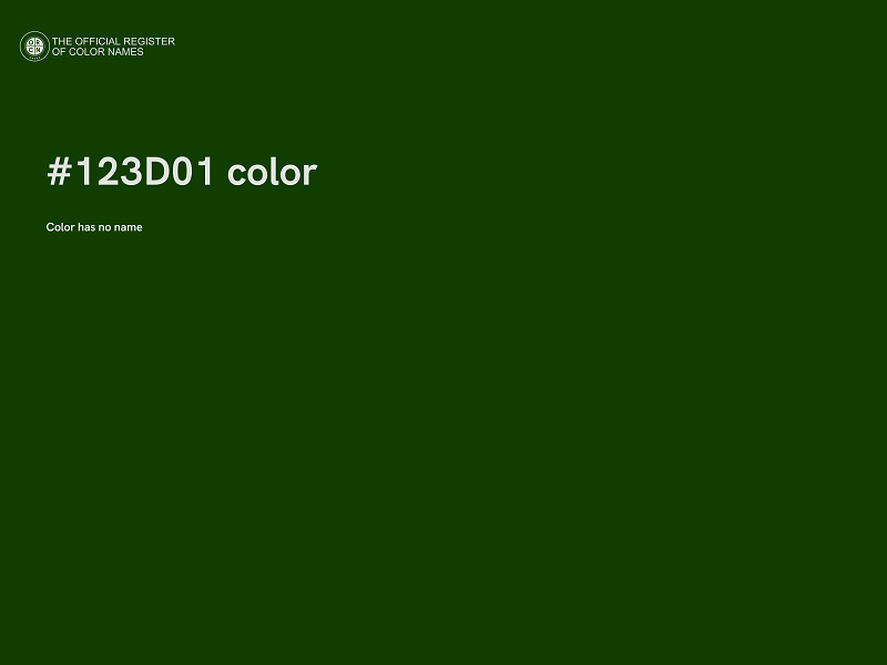 #123D01 color image