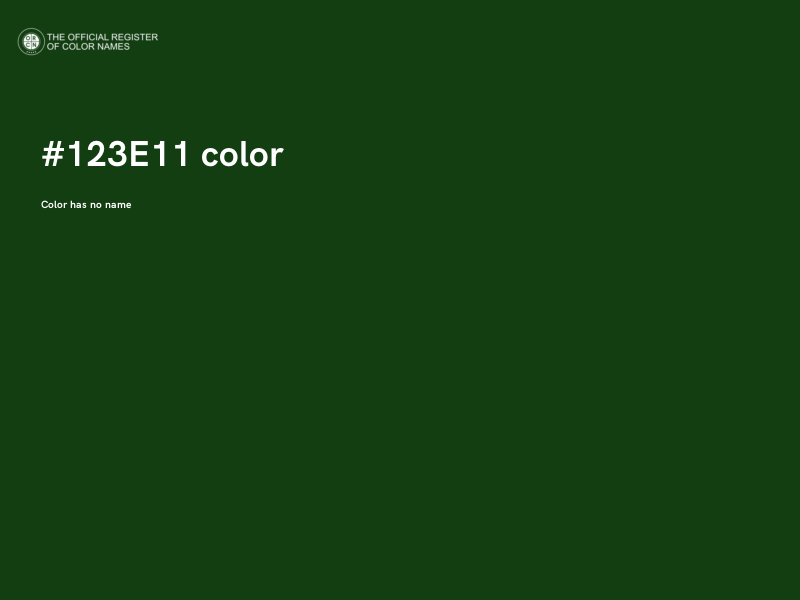 #123E11 color image