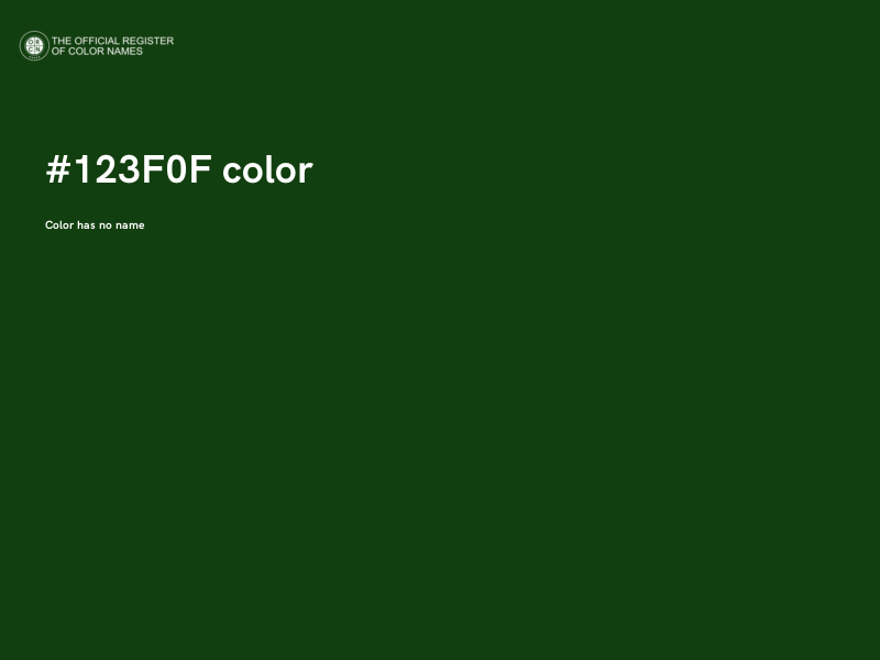 #123F0F color image