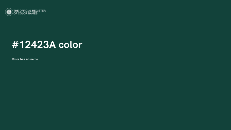 #12423A color image