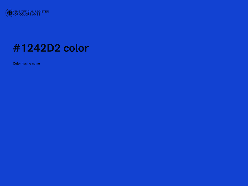 #1242D2 color image