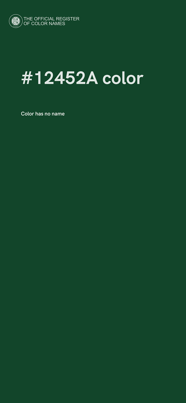 #12452A color image
