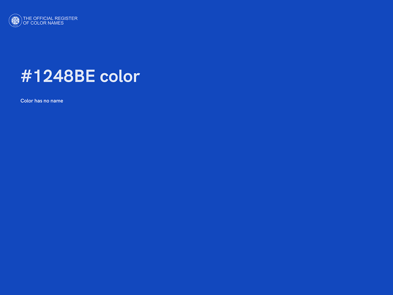 #1248BE color image