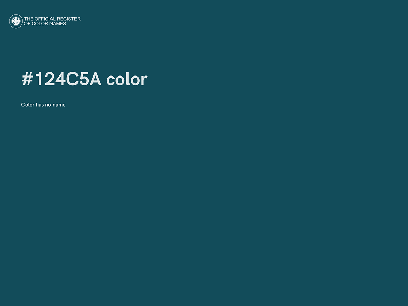 #124C5A color image