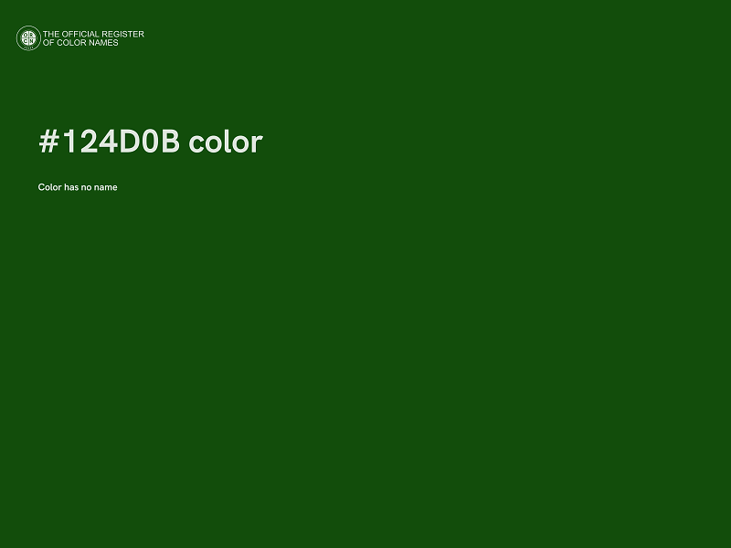 #124D0B color image