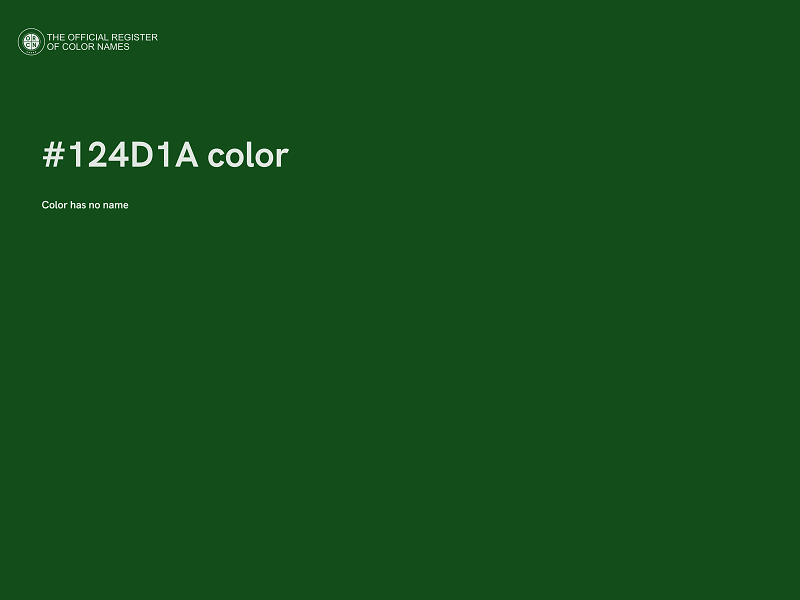 #124D1A color image