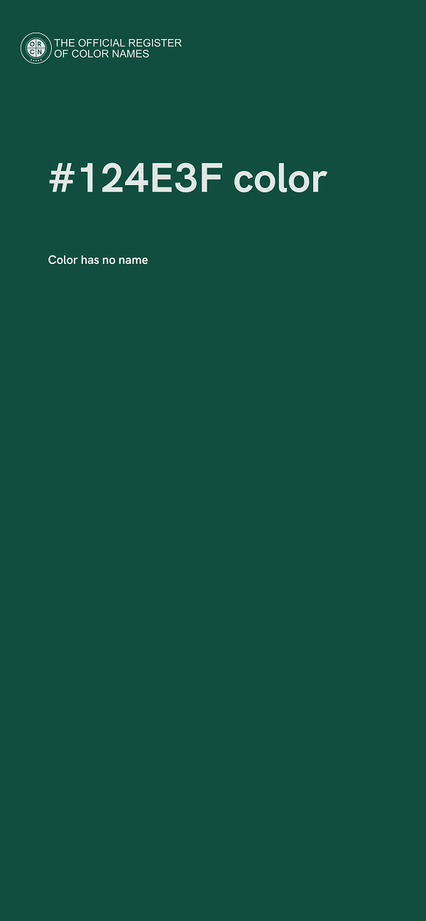 #124E3F color image