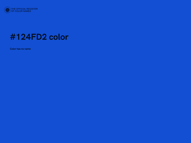 #124FD2 color image