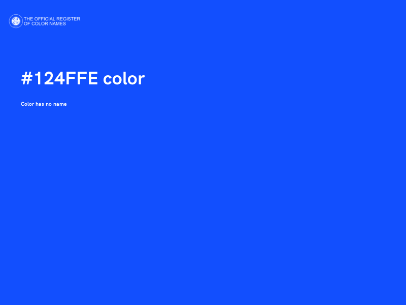 #124FFE color image