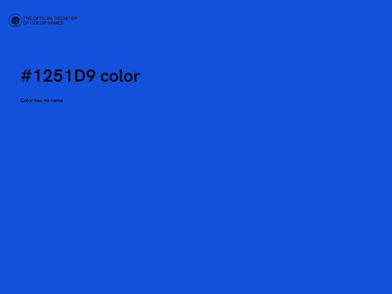 #1251D9 color image