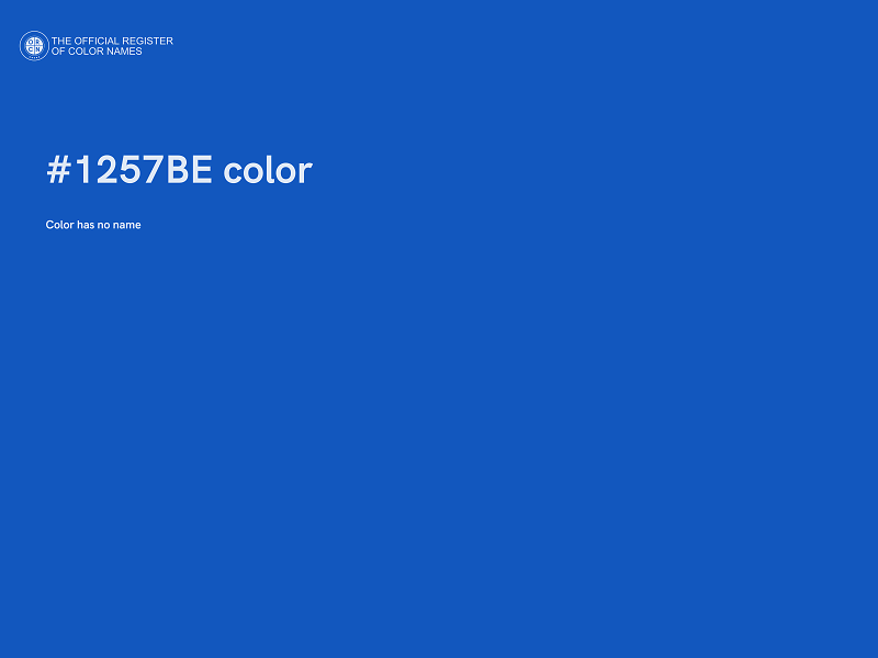 #1257BE color image