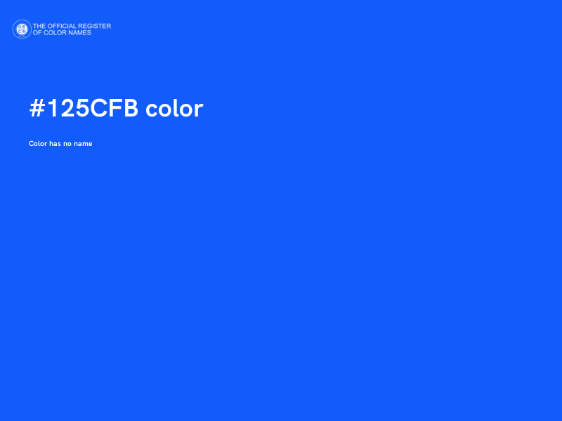 #125CFB color image