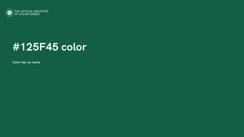 #125F45 color image