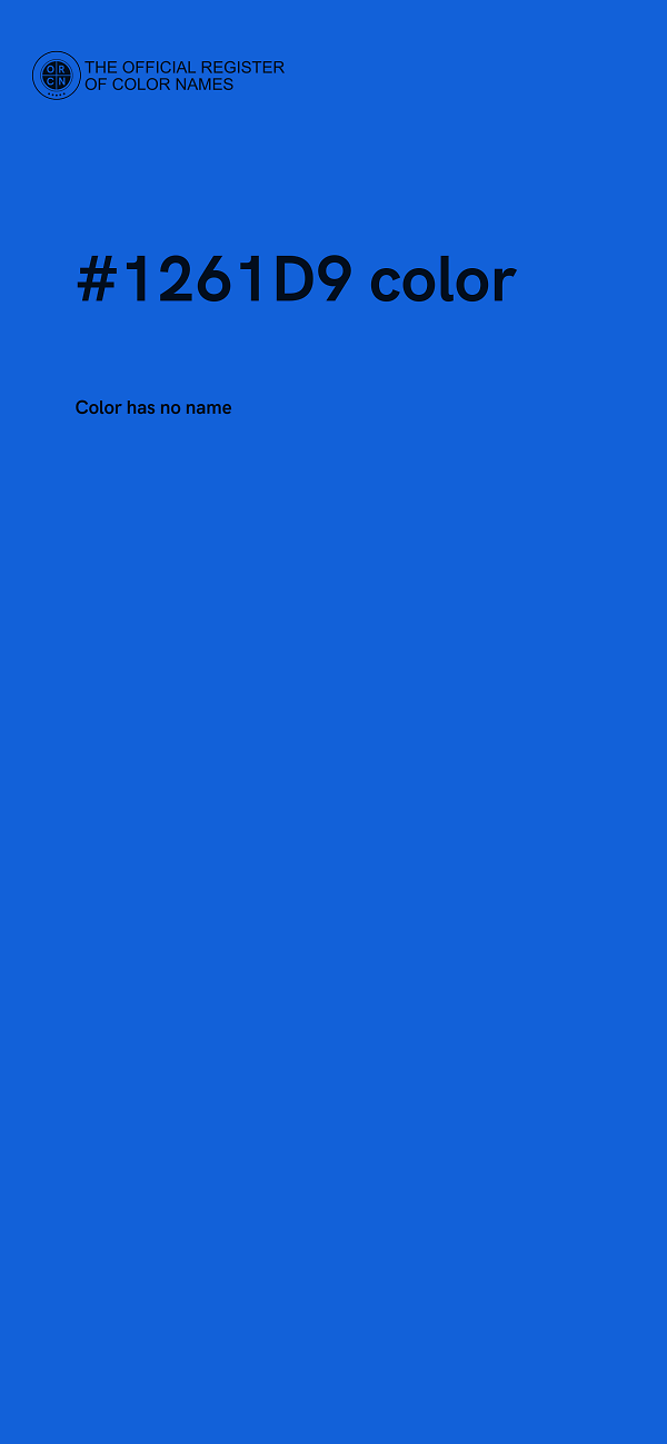 #1261D9 color image