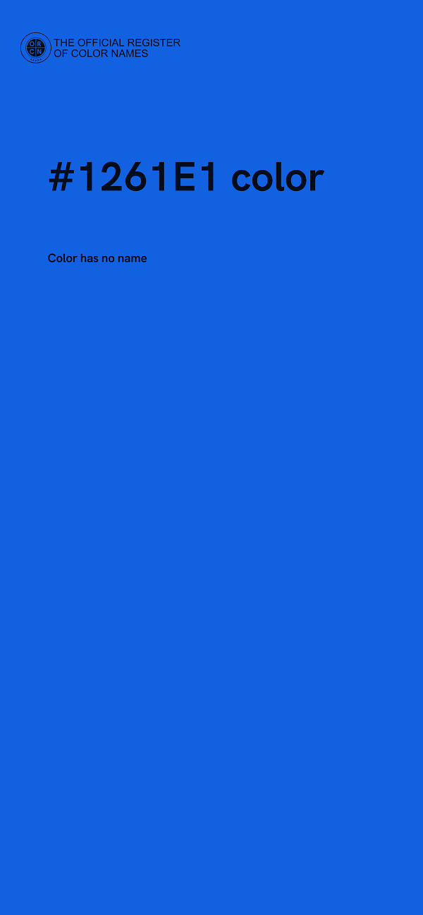 #1261E1 color image