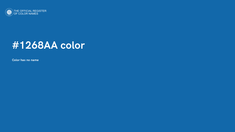 #1268AA color image
