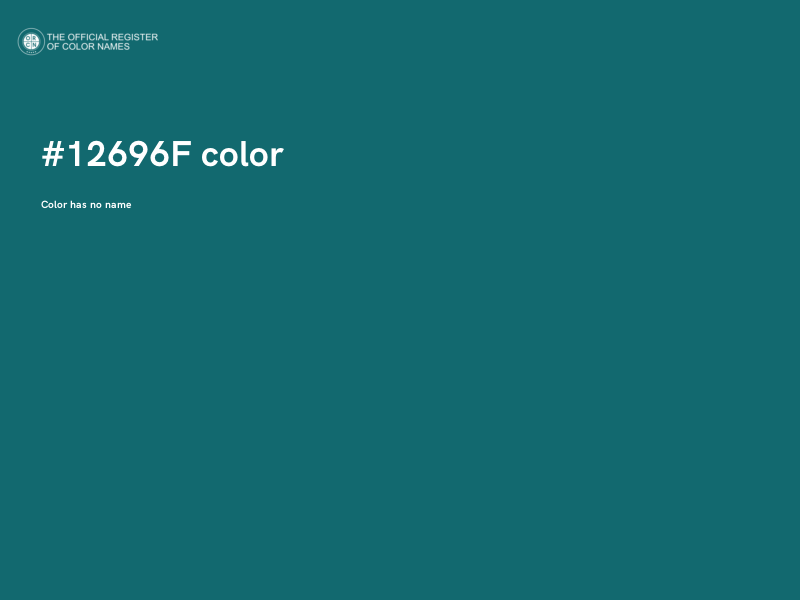 #12696F color image