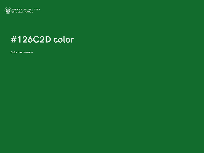 #126C2D color image