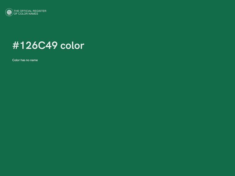 #126C49 color image