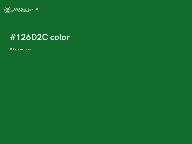 #126D2C color image