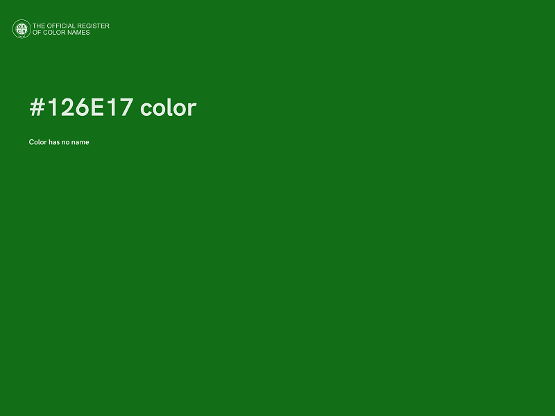 #126E17 color image