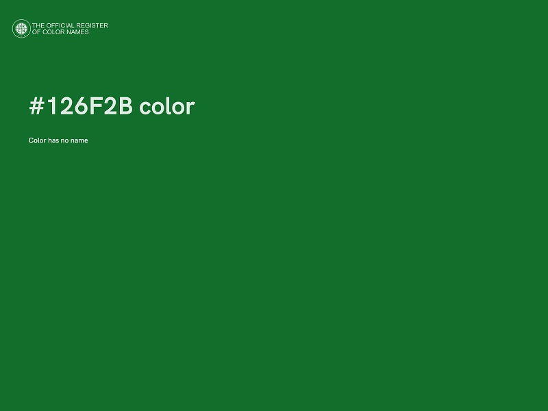 #126F2B color image
