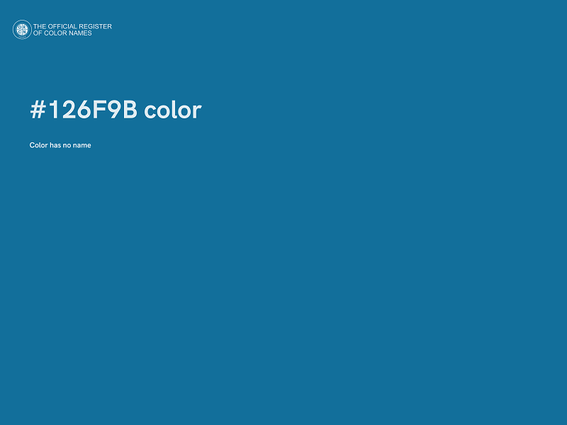 #126F9B color image