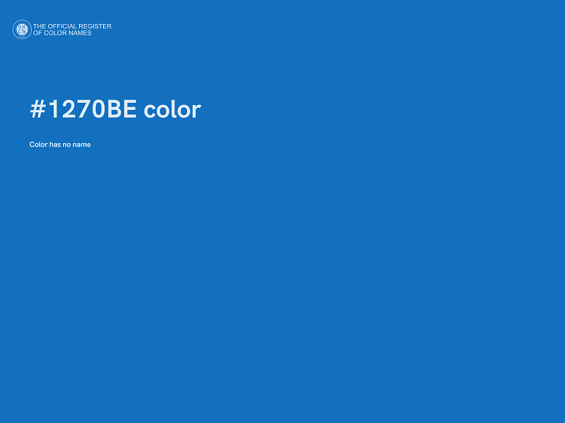 #1270BE color image