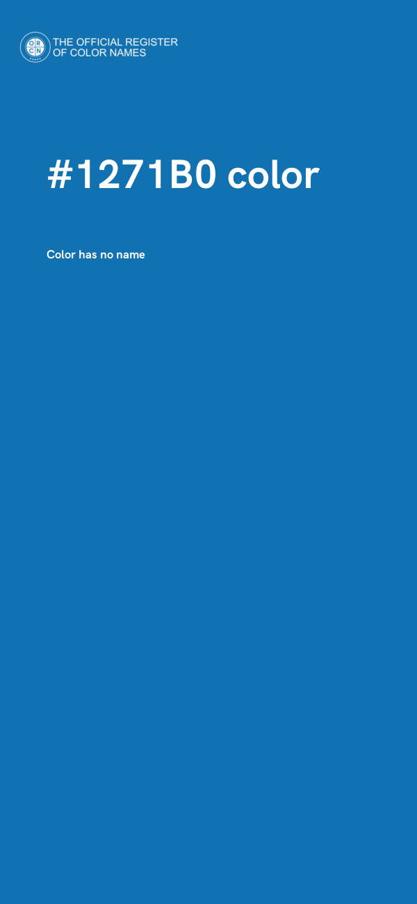 #1271B0 color image