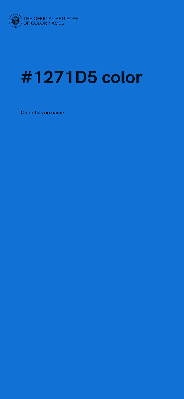 #1271D5 color image