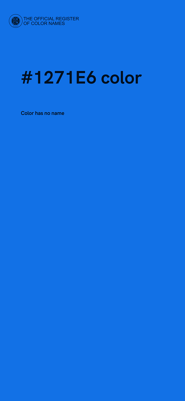#1271E6 color image
