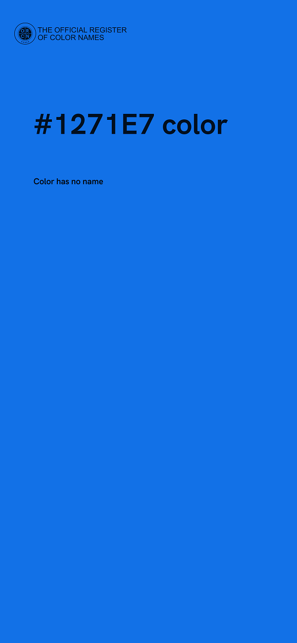 #1271E7 color image