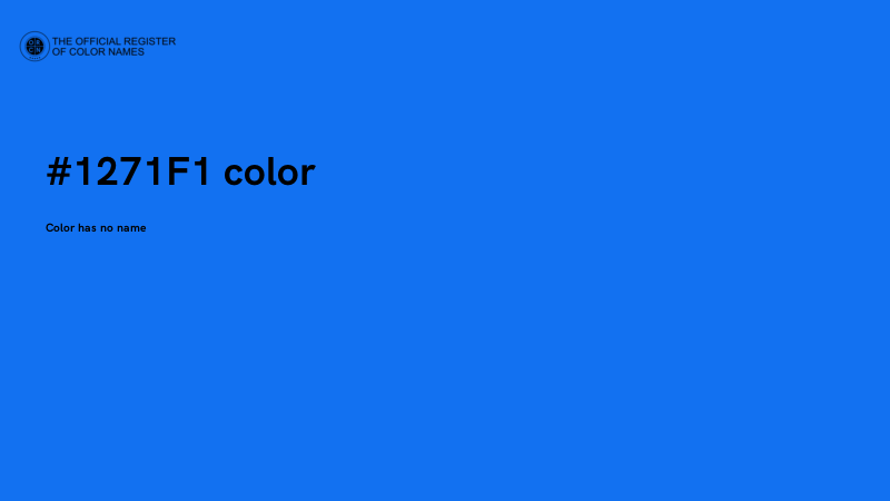 #1271F1 color image