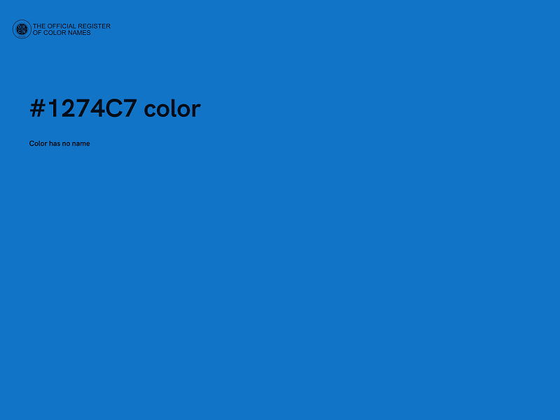 #1274C7 color image