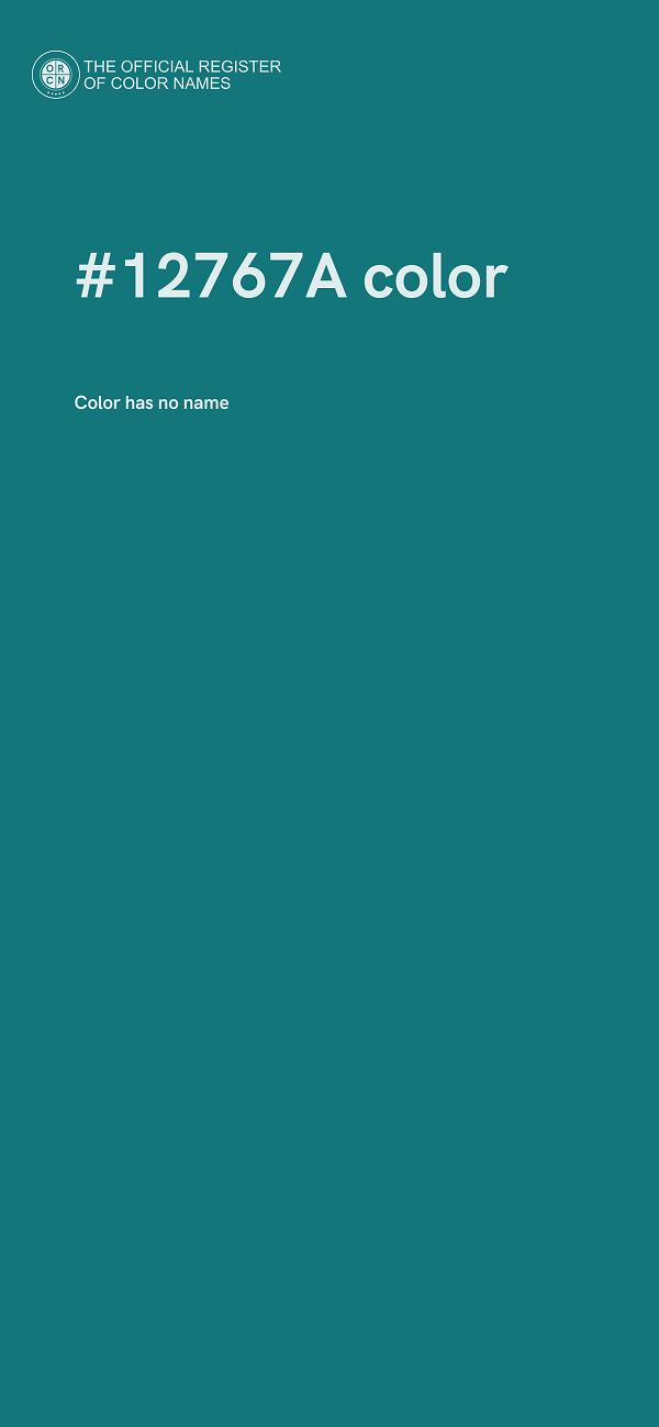#12767A color image