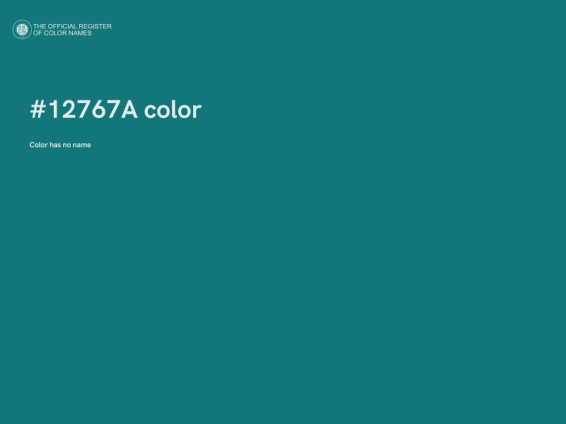 #12767A color image