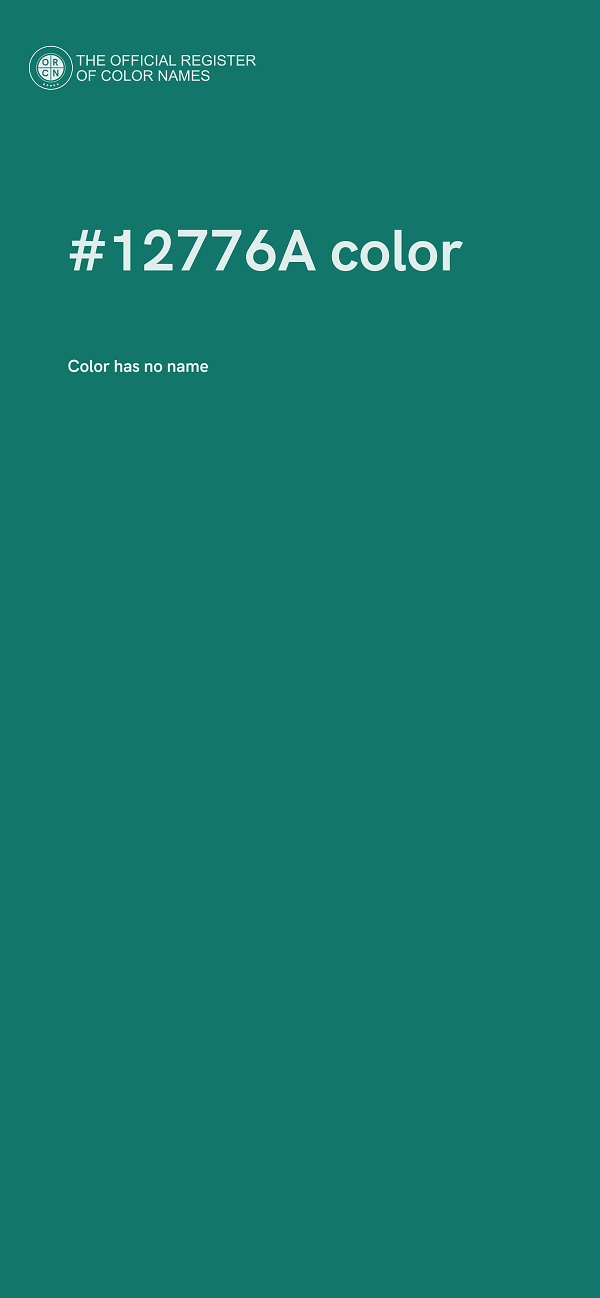 #12776A color image