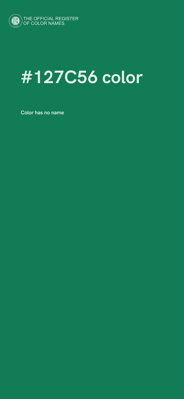 #127C56 color image