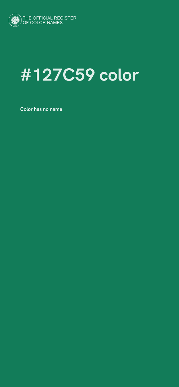 #127C59 color image