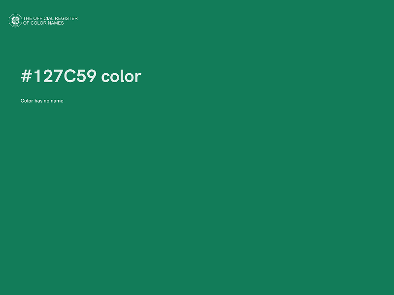#127C59 color image